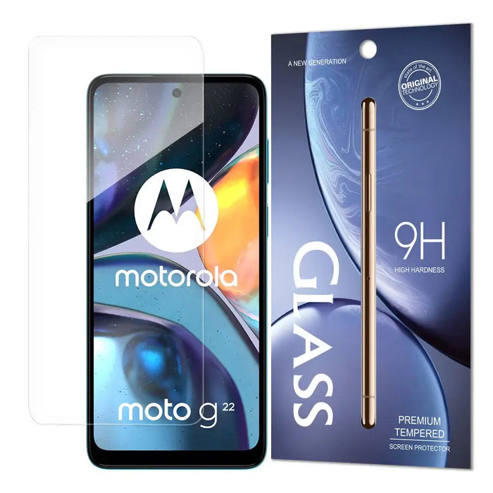 Tempered Glass 9H screen protector for Motorola Moto G22 (packaging - envelope) - Cell phone tempered glass<<<HurtelXML