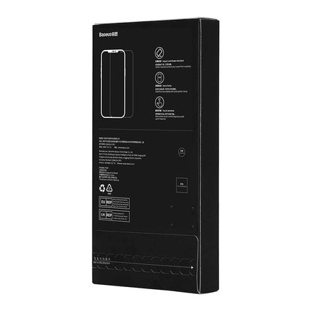 Tempered Glass Baseus 0.4mm Iphone 12 Pro MAX + cleaning kit - For smartphones<<<Tempered glass and screen