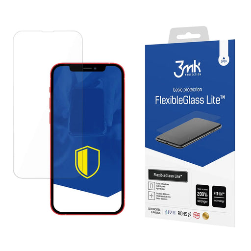 Tempered glass for iPhone 13 Pro Max hybrid flexi 6H from the 3mk FlexibleGlass Lite series - Cell phone tempered