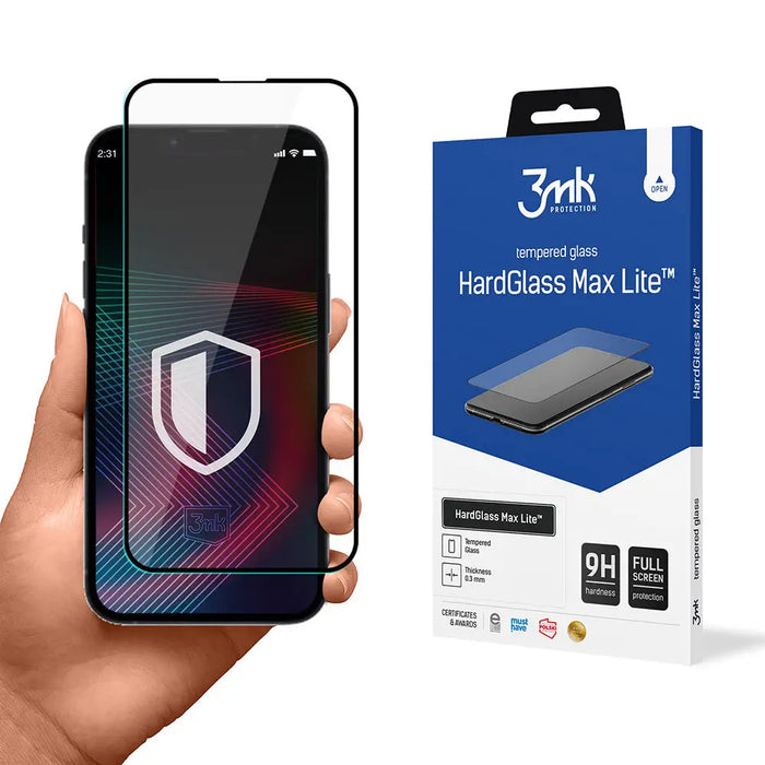 Tempered glass for iPhone 14 Pro 9H from the 3mk HardGlass Lite series - *Kategoria tymczasowa<<<HurtelXML