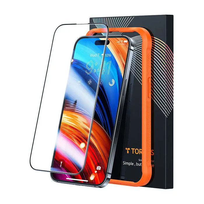 Tempered glass for iPhone 15 Pro Torras InstaII Master - For smartphones<<<Tempered glass and screen protectors<<<GSM
