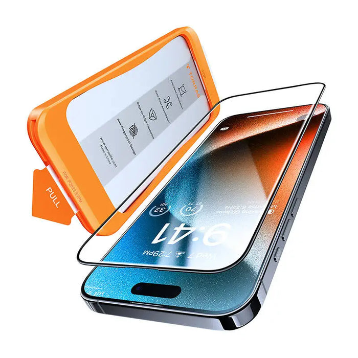 Tempered glass for iPhone 15 Pro Torras InstaII Master - For smartphones<<<Tempered glass and screen protectors<<<GSM