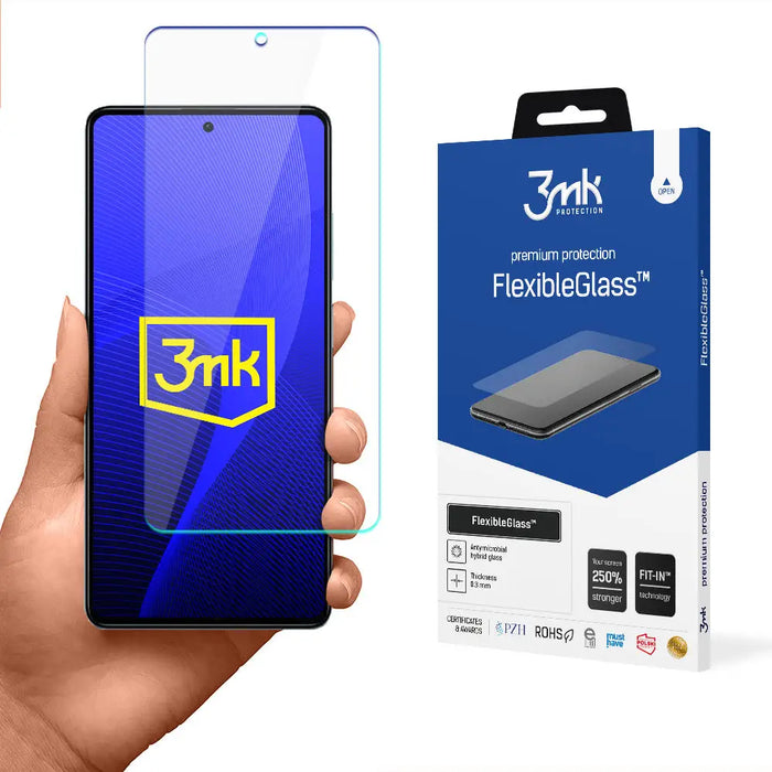 Tempered glass for Xiaomi Redmi Note 12 hybrid flexi 7H series 3mk FlexibleGlass - *Kategoria tymczasowa<<<HurtelXML