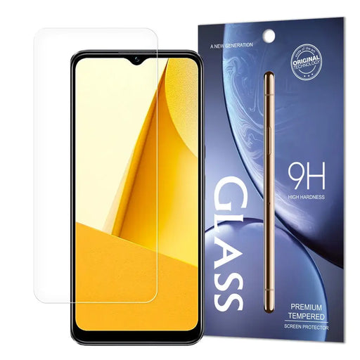 Tempered Glass Vivo Y16 / Y02s tempered glass 9H hardness (packaging - envelope) - Cell phone tempered glass<<<HurtelXML