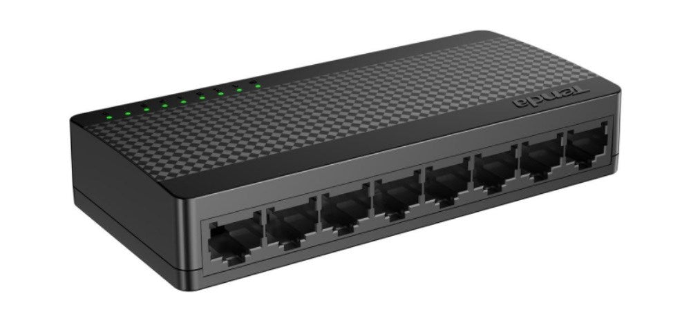 Tenda SG108M network switch Unmanaged Gigabit Ethernet (10/100/1000) Black