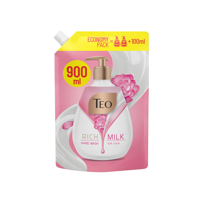 LIQUID SOAP RICH MILK SOFT CARE 900ML TEO