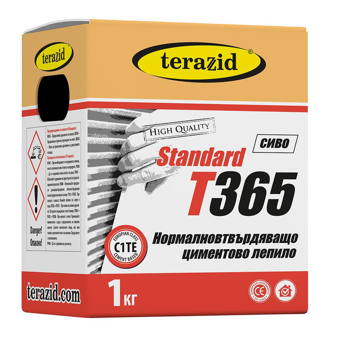 CEMENT ADHESIVE STANDART T365 1KG GRAY