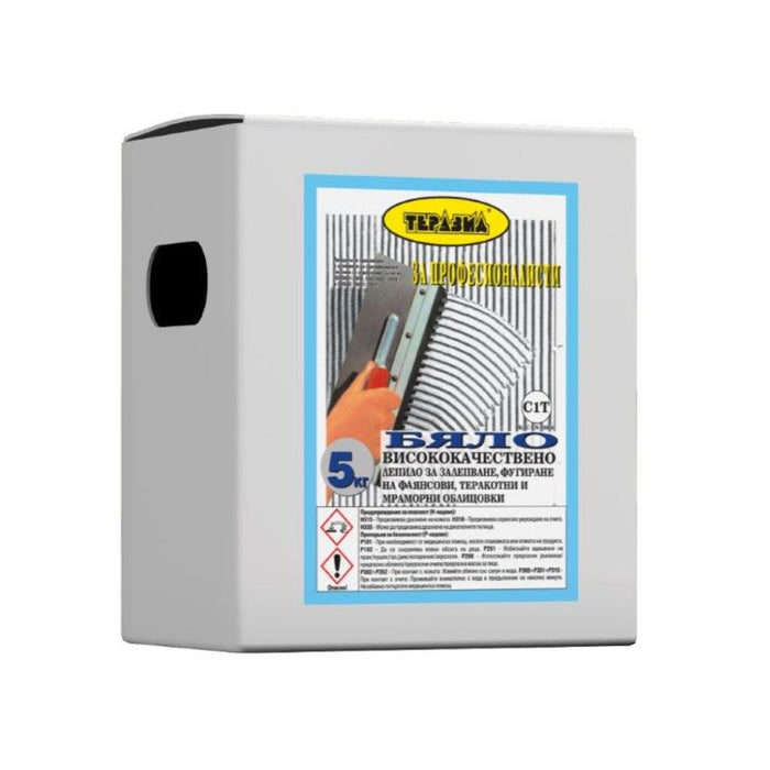 TILE ADHESIVE STANDART T365 5KG WHITE