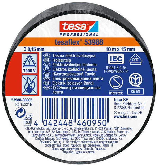 INSULATING TAPE 10M/15MM TESA TESA