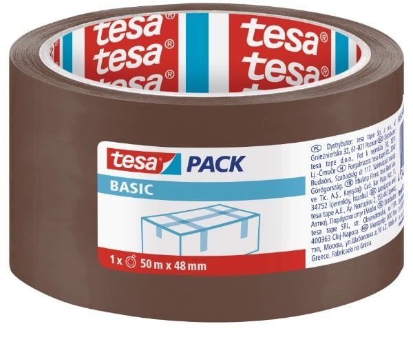 PACKAGING TAPE BROWN 50X48 MM TESA