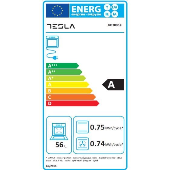 Built-in oven TESLA BO300SX
