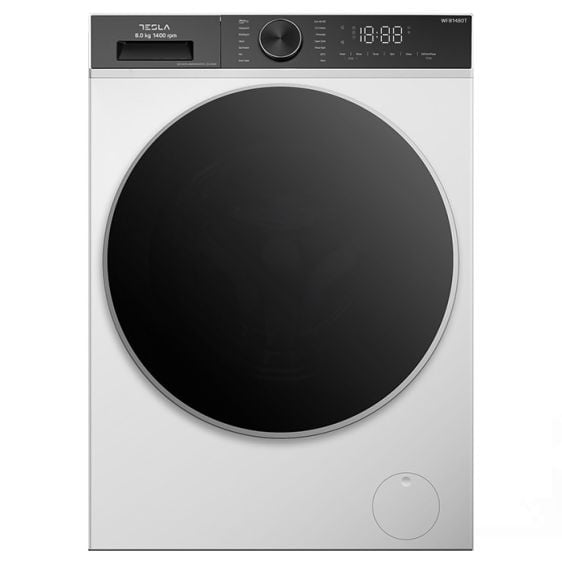 Washing machine TESLA WF81480T, 8 kg, class A, 1400 rpm.