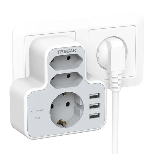 Tessan wall socket TS-327 - Power strips<<<IT Accessories<<<InnproXML