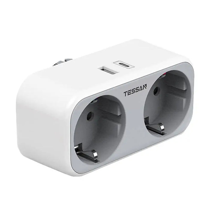 Tessan Wall Socket TS-WS02DE01 - Power strips<<<IT Accessories<<<InnproXML