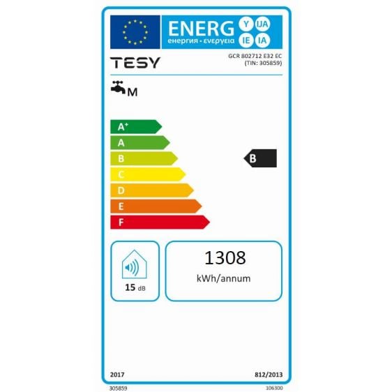 Boiler TESY GCR 802712 E32 EC 65 l.
