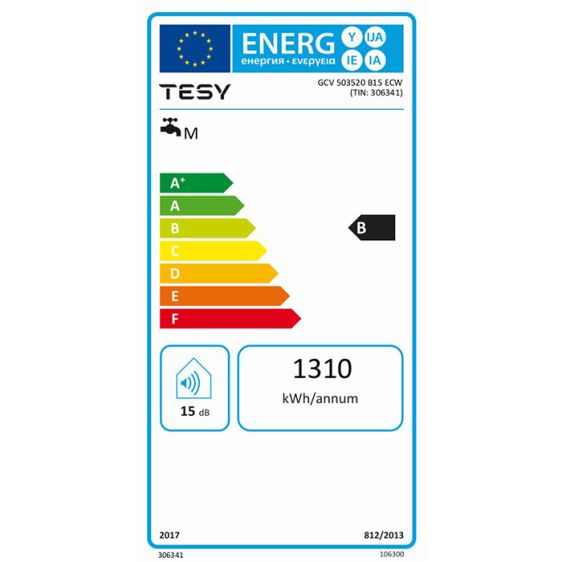 Boiler TESY BiLight Cloud Slim GCV 50 35 20 B15 ECW