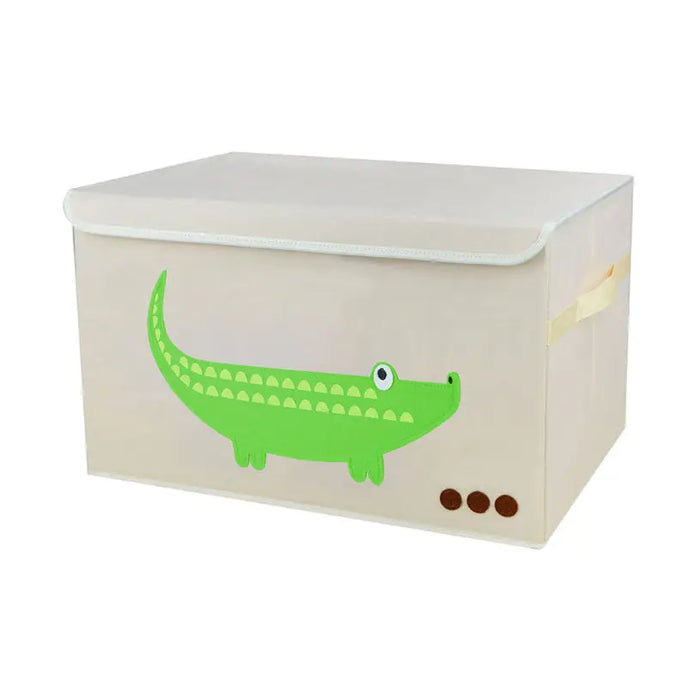 TEXTILE BOX WITH LID 38X26X26 CM. CROCODILE - Кутии<<<Декорации<<<Мебели и интериор<<<Praktiker