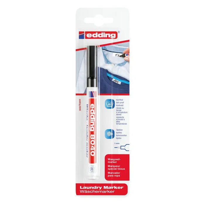 TEXTILE MARKER BLACK EDDING - Маркери креди и други<<<Ръчни инструменти<<<Инструменти и железария<<<Praktiker