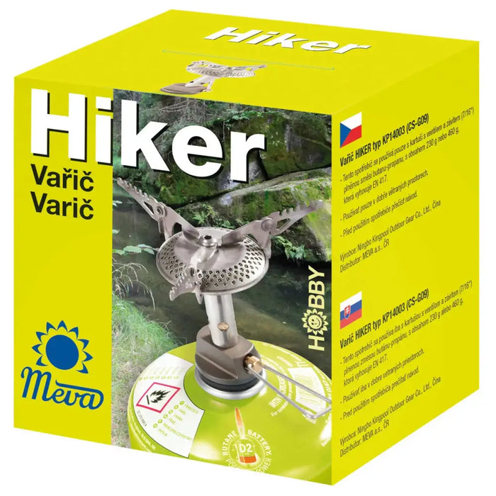The lightest tourist stove for gas cartridges (valve or thread) HIKER 70gram 2.4kW - Others<<<HurtelXML