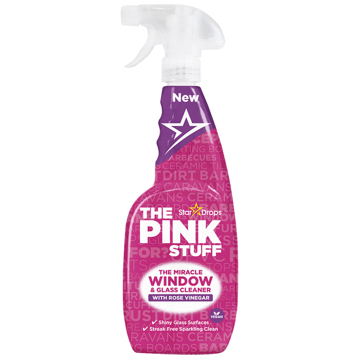 WINDOW AND GLASS PREPARATION 750 ML THE PINK STUFF