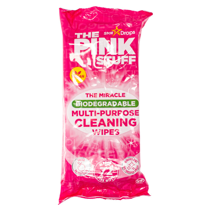 MULTIFUNCTIONAL WET TOWELS 72 PCS THE PINK STUFF
