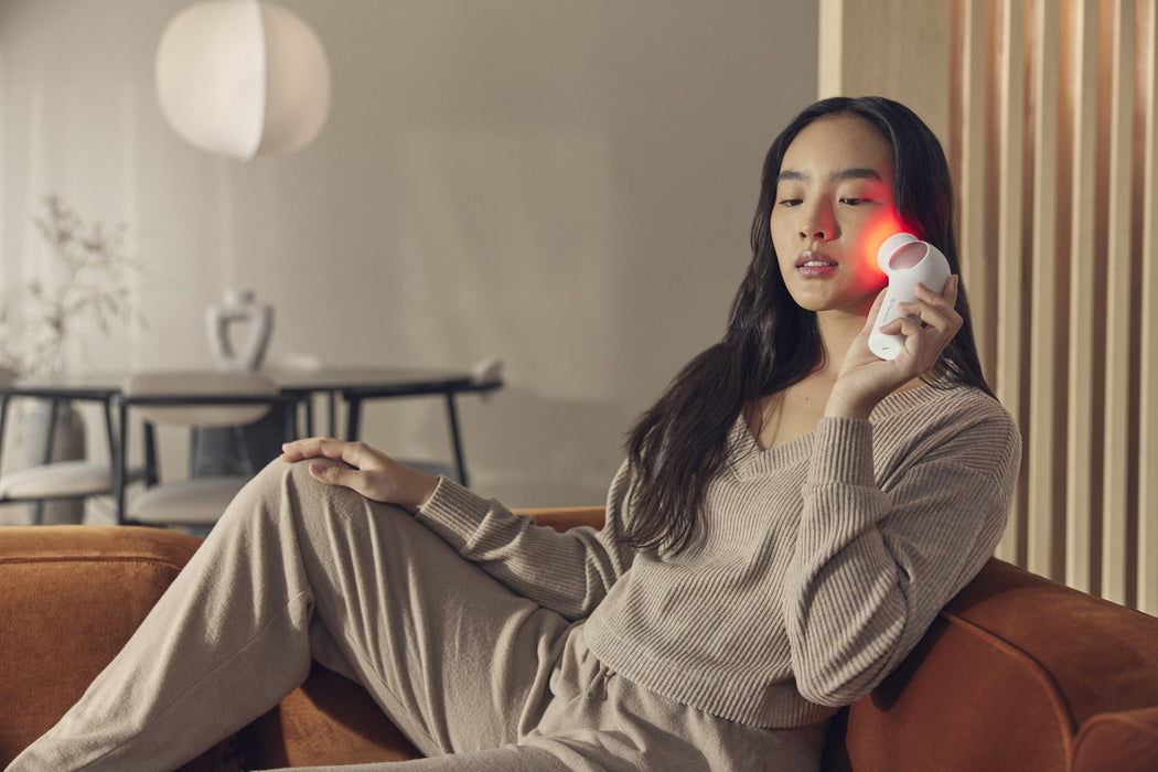 Therabody TheraFace PRO Ultimate Facial Health Device by - White - with conductive gel