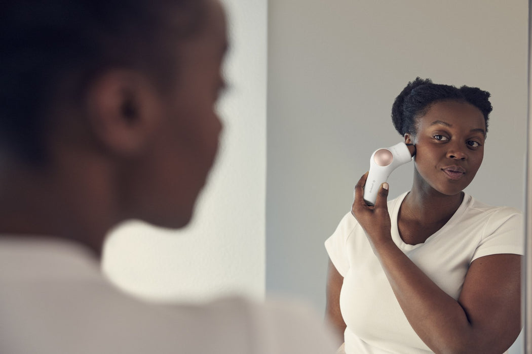 Therabody TheraFace PRO Ultimate Facial Health Device by - White - with conductive gel