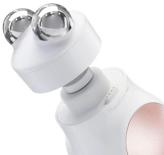 Therabody TheraFace PRO Ultimate Facial Health Device by - White - with conductive gel