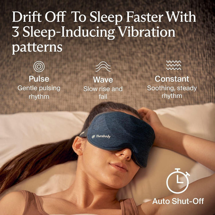 Therabody SleepMask massager Face Black, Blue
