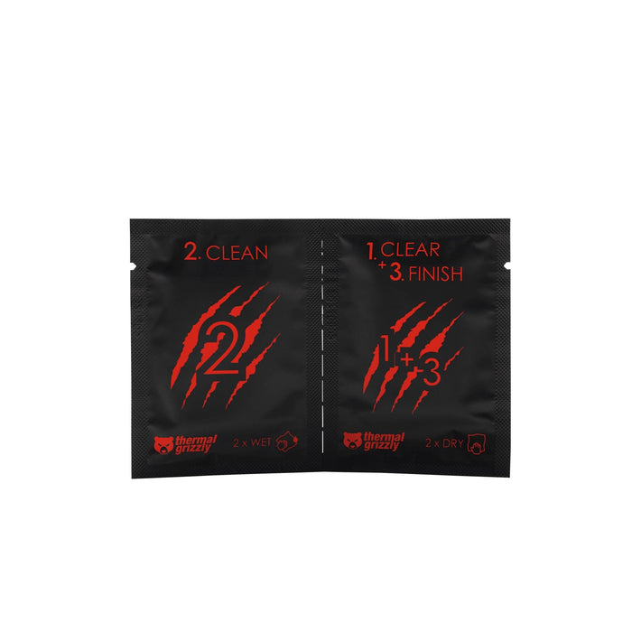 Thermal Grizzly processor cleaning wipes, 10 pieces