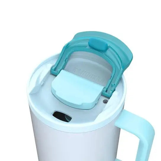 Thermal mug with telescopic straw Kambukka Rio Tumbler 950ml Frosty Coconut - Flasks & thermal mugsAGD-TKT<<<Home