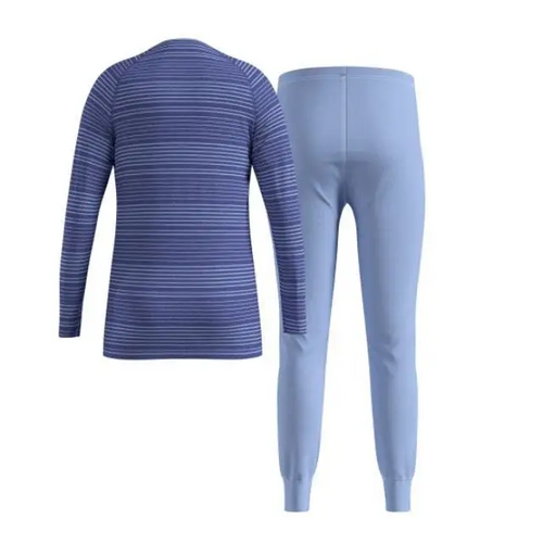 Thermal underwear - Odlo Set long ACTIVE WARM SET size 104 cm Blue - Thermoactive underwearODM-BTE<<<Military