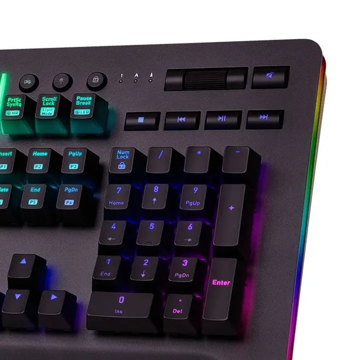 Thermaltake Level 20 RGB Razer Green Switch Black - Клавиатури<<<THERMALTAKE компютърна