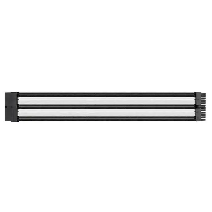 Thermaltake Mod Sleeved Cable Black & White 301mm - Аксесоари<<<THERMALTAKE компоненти за