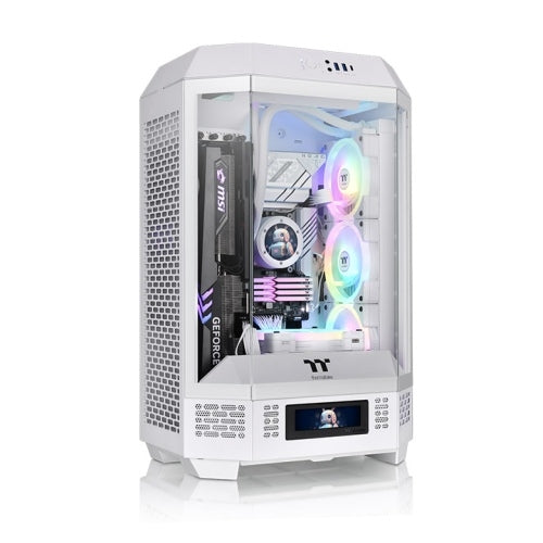 Thermaltake Tower 300 White - Кутии за компютри<<<THERMALTAKE компоненти за