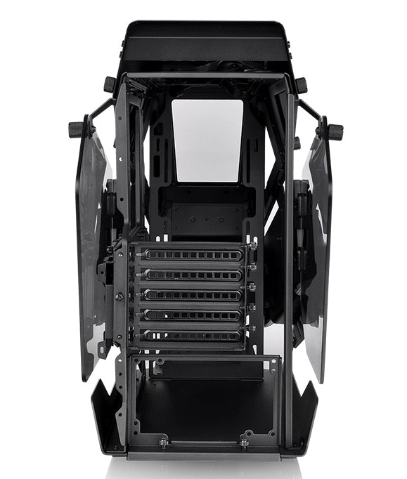 Thermaltake case - AH T200, micro tower, black/transparent
