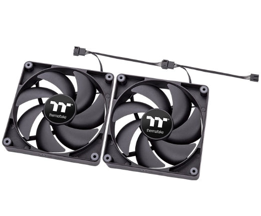 Thermaltake fans - CT120, 120 mm, 2 pieces, black