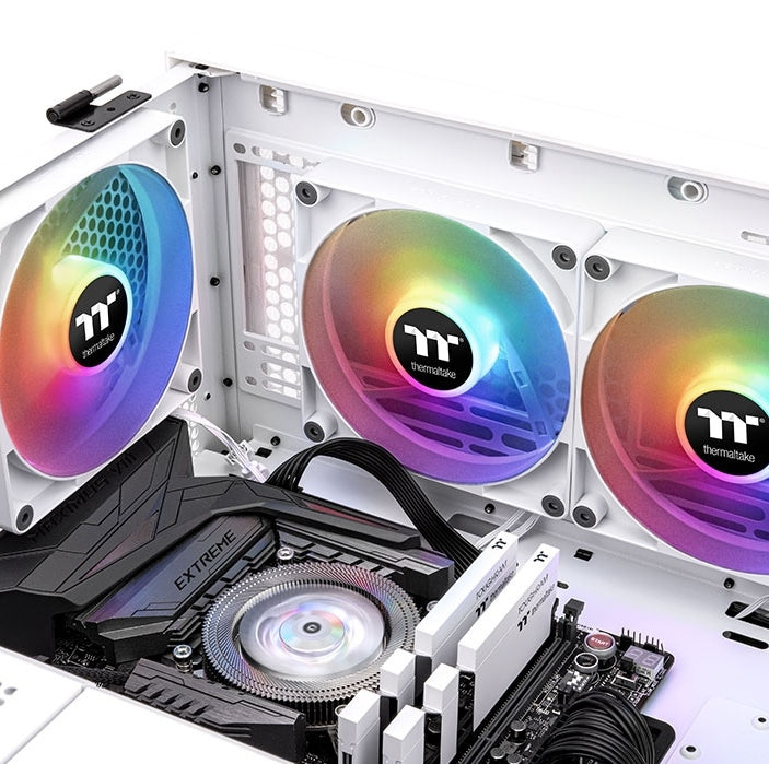 Thermaltake CT140 ARGB Sync PC Cooling Fan 2 Pack White
