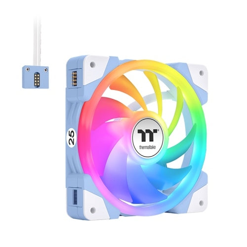 Thermaltake fans - SWAFAN EX12 ARGB Hydrangea Blue Premium Edition, 120 mm, 3 pieces