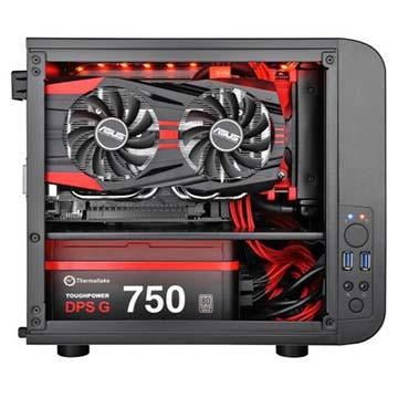 ATX Semi-tower Box THERMALTAKE Core V1 Black