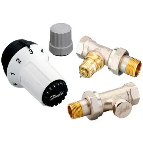 THERMOHEAD COMPLETE WITH STRAIGHT AND SECRET DANFOSS VALVE - Фитинги и аксесоари за отопление<<<Отоплителна
