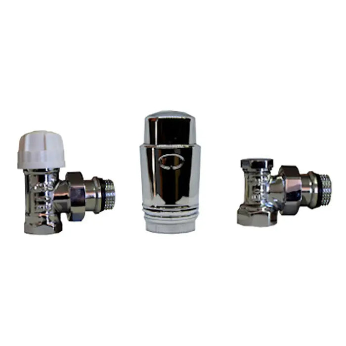 THERMOHEAD IN SET CAYMAN -3 CHROME THS THERMOSTYLE CORNER 1/2’’ - Фитинги и аксесоари за отопление<<<Отоплителна