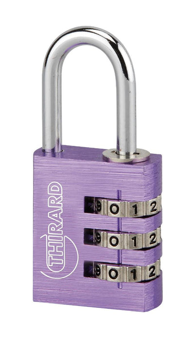 PADLOCK CODE 30MM ALUMINUM.ONYX