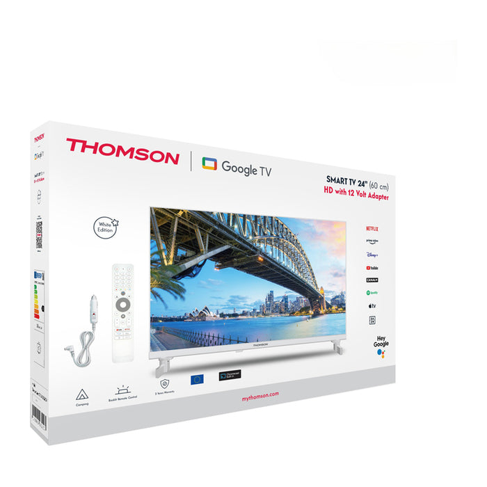 TV THOMSON 24HG2S15CW 12V LED SMART TV, GOOGLE TV, 24.0 ", 60.0 cm