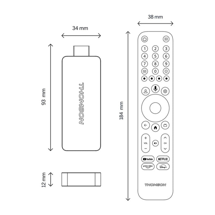 Multimedia player THOMSON 4K STICK 145G