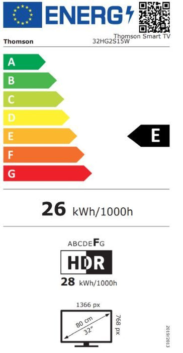 TV THOMSON 32HG2S15W LED SMART TV, GOOGLE TV, 32.0 ", 80.0 cm