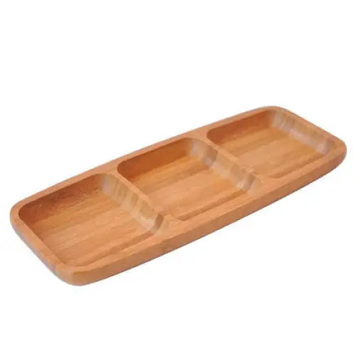 THREE COMPARTMENT BAMBOO PLATE GANBERI BAMBUM - Сервизи чаши и чинии<<<Домашни потреби<<<Кухня<<<Praktiker