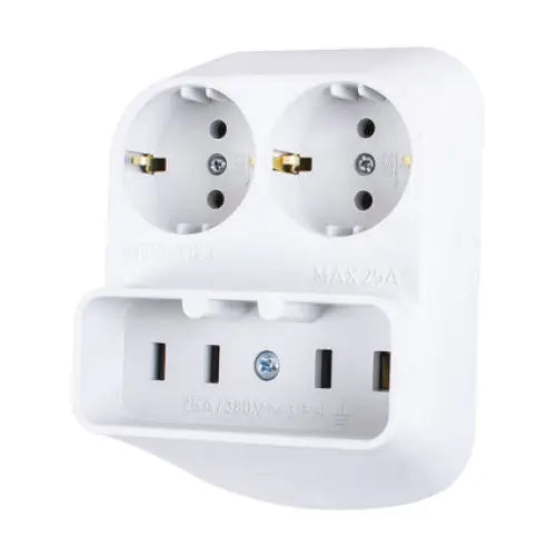 THREE-PHASE MODULE 3X25 + 0 + 2X16A ATRA - Щепсели и куплунги<<<Електроматериали<<<Praktiker&&&Щепсели и