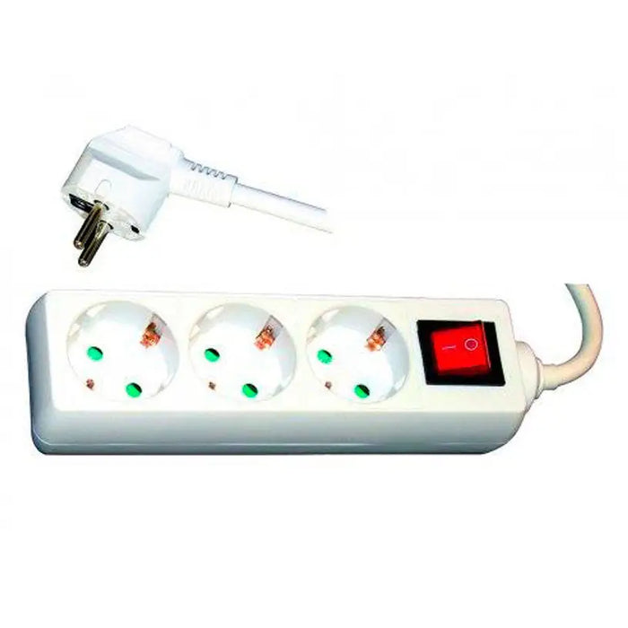 THREE-SOCKET DISCONNECTOR WITH CABLE KONEKTO 3 SOCKETS WITH KEY 1.5M DET.PROT. - Разклонители и