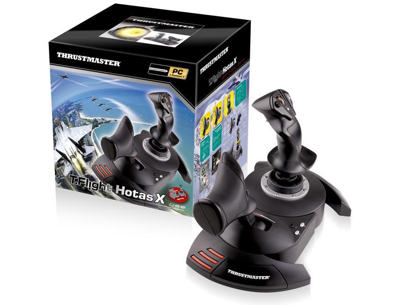 Thrustmaster T.Flight Hotas X Wired Joystick Flight Simulator for PC / PS3, Black